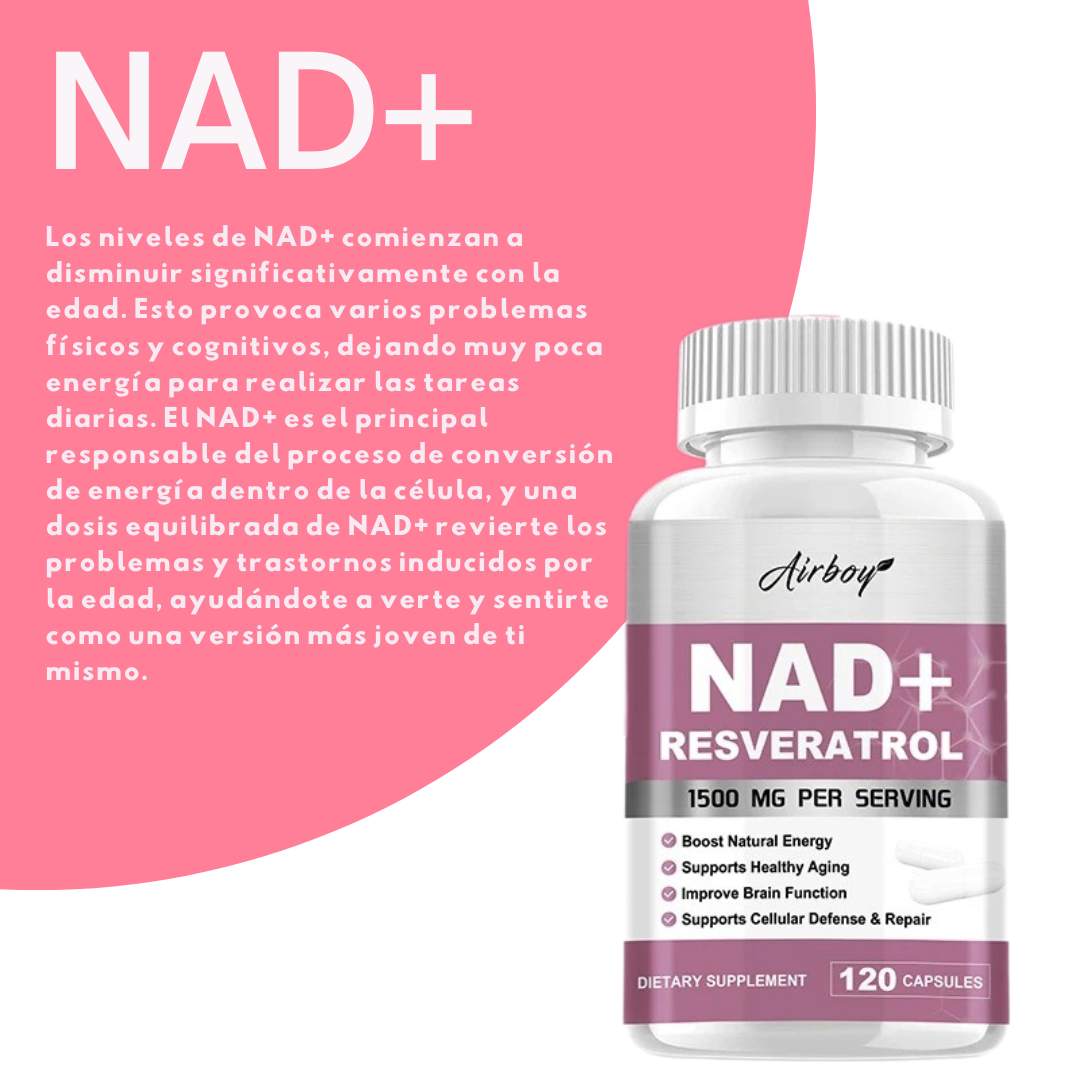 NAD+RESVERATROL 60 CAPSULAS